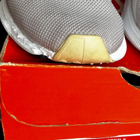 Nike Womens Downshifter 8/Vast Grey/Black/Pink Foam/ Size 8- Womens Running Shoe - Picture 14 of 14